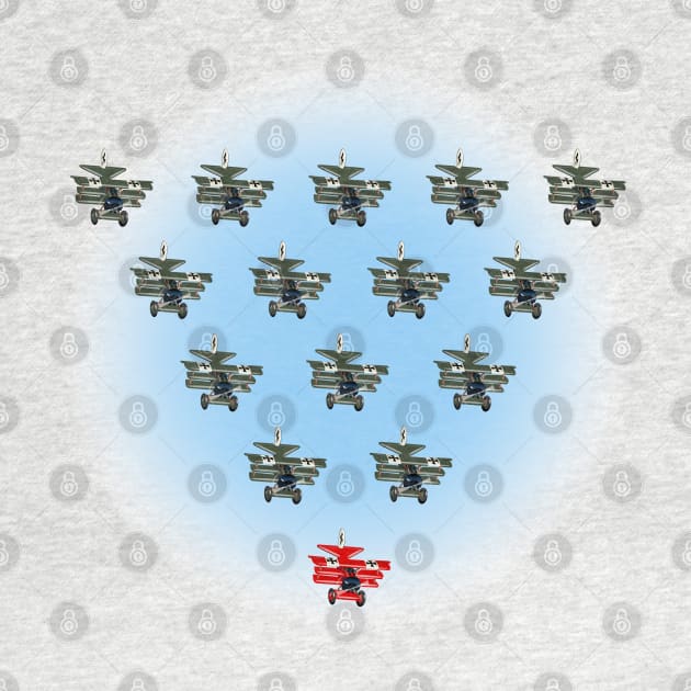 Unique and different concept with cartoon retro fighter planes by Mechanik